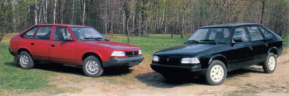 Святогоры.Весь модельный ряд получил узкие фары, Святогоровский капот, саблю, решетку радиатора, свое жабо.Крылья были с кронщштейном под саблю. — Москвич 2141