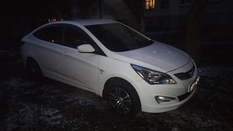 Про ПТФ+ДХО — Hyundai Solaris, 1,6 л, 2016 года | тюнинг | DRIVE2