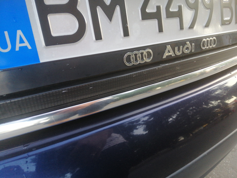 Новые номерные рамки!) — Audi A6 (C5), 2,5 л, 1998 года | аксессуары ...