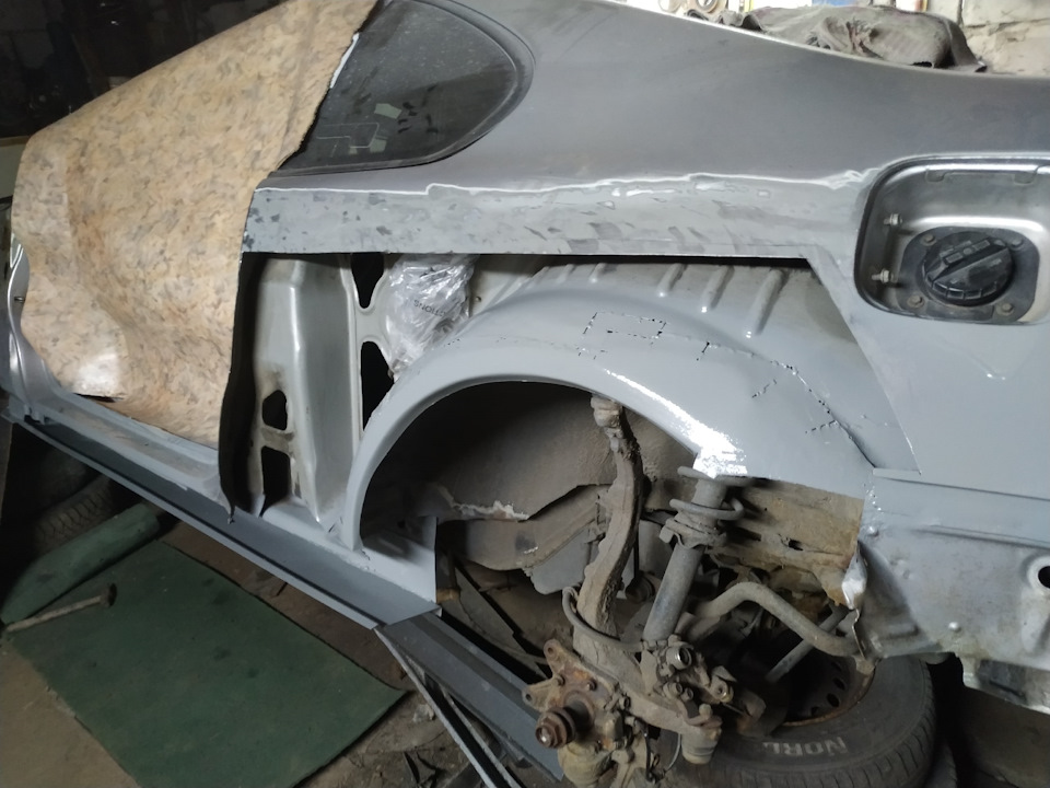 Задняя защита арок — Lada Приора седан, 1,6 л, 2015 года | своими ...