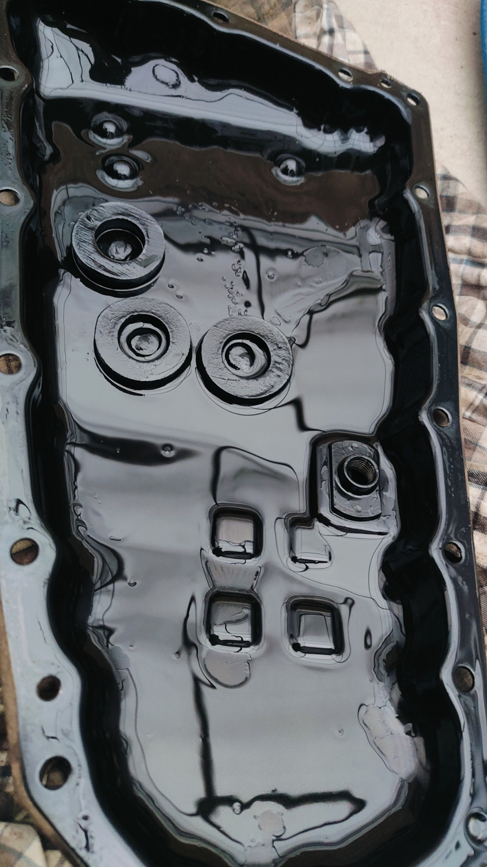 В поддоне при пробеге в 30 т.км — Nissan Qashqai (2G)