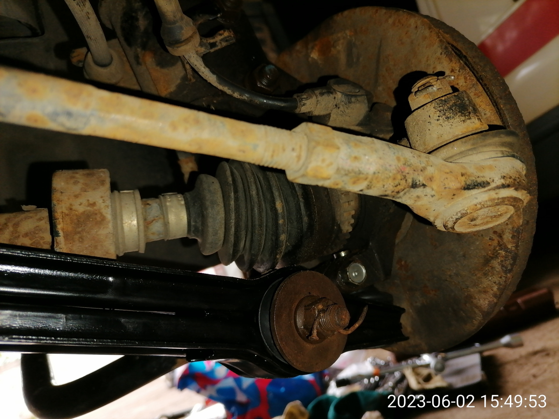 Замена шарового рычага, снова правый — Daewoo Matiz (M100, M150), 0,8 л ...