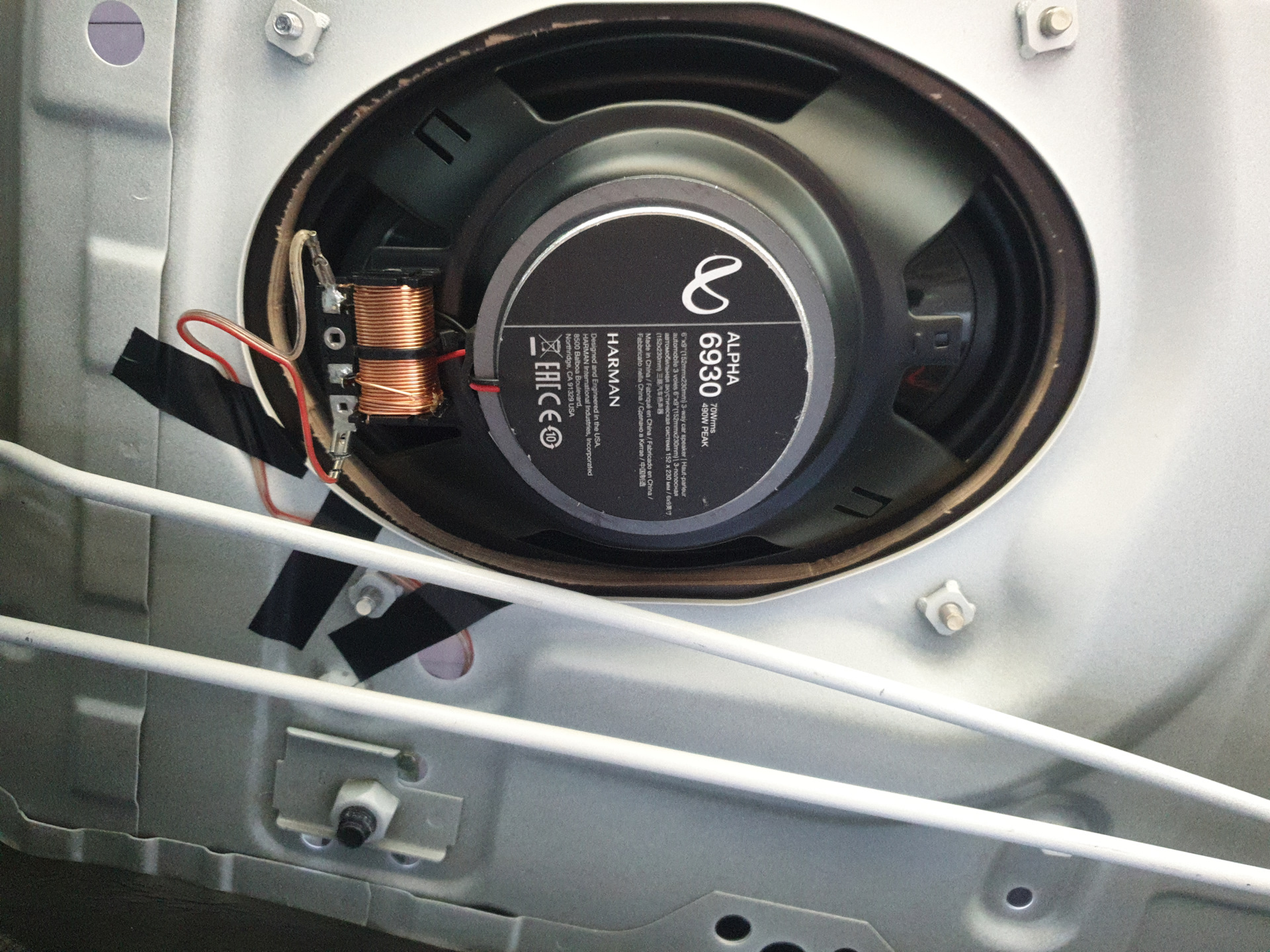 Заменил динамики в задней полке — Toyota Corolla (160), 1,8 л, 2013 ...