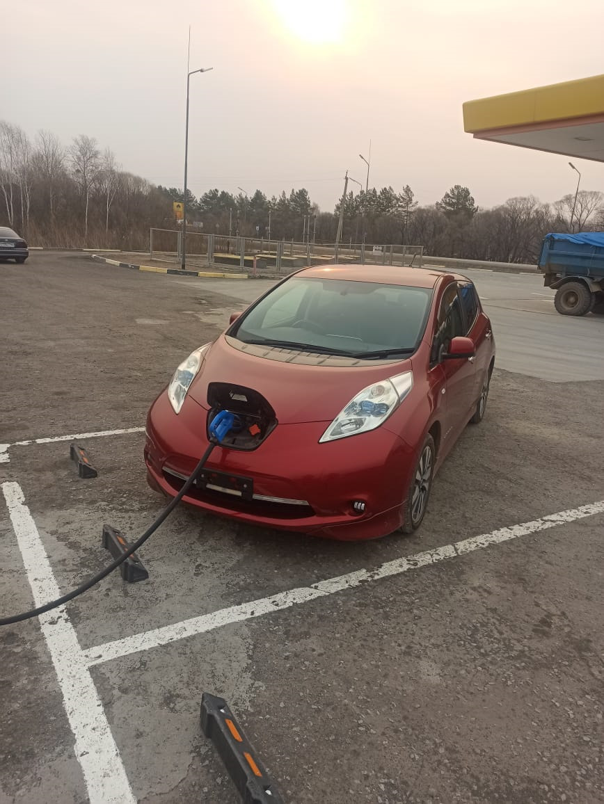 Поездка Хабаровск-Лесозаводск 420км — Nissan Leaf (1G), 2016 года |  покатушки | DRIVE2