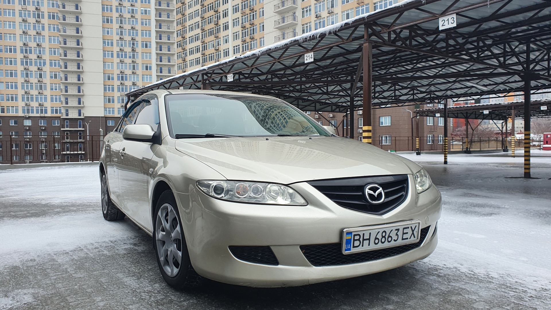 Mazda 6 (1G) GG 2.0 бензиновый 2003 | Серо-золотая :) на DRIVE2