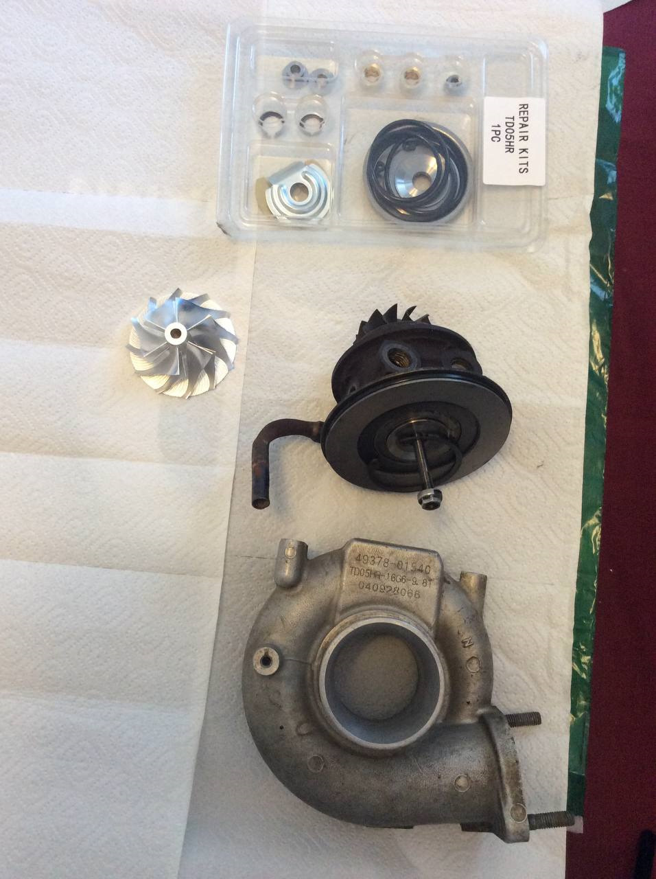 Ребилд турбины Evo TD05HR-16G6-9.8T — Mitsubishi Airtrek Turbo, 2 л ...