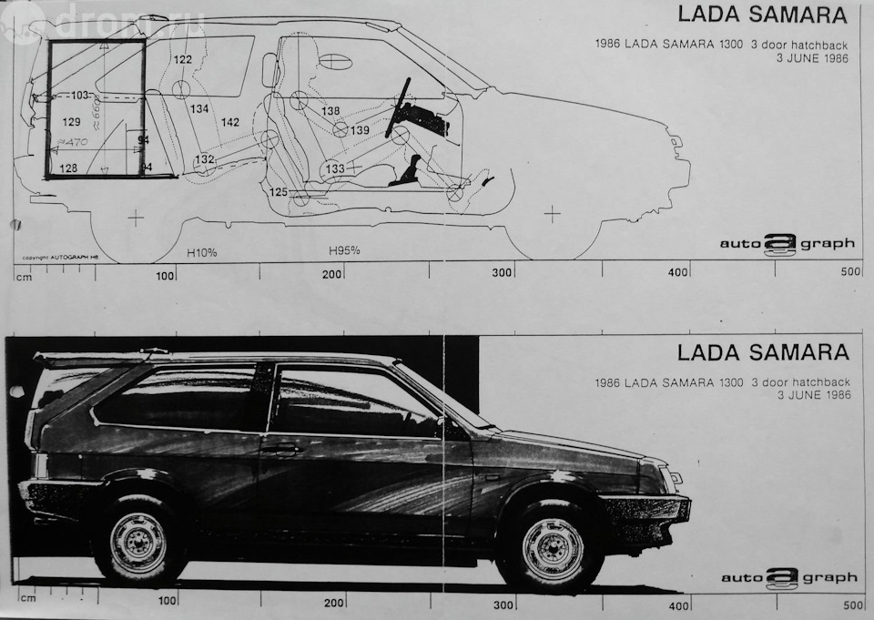 Лада самара чертеж