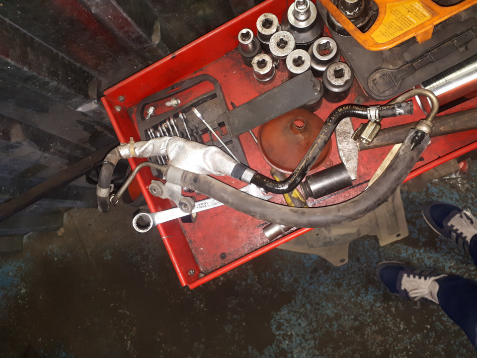 8. Замена шланга высокого давления ГУР и диагностика. — Nissan Skyline ...