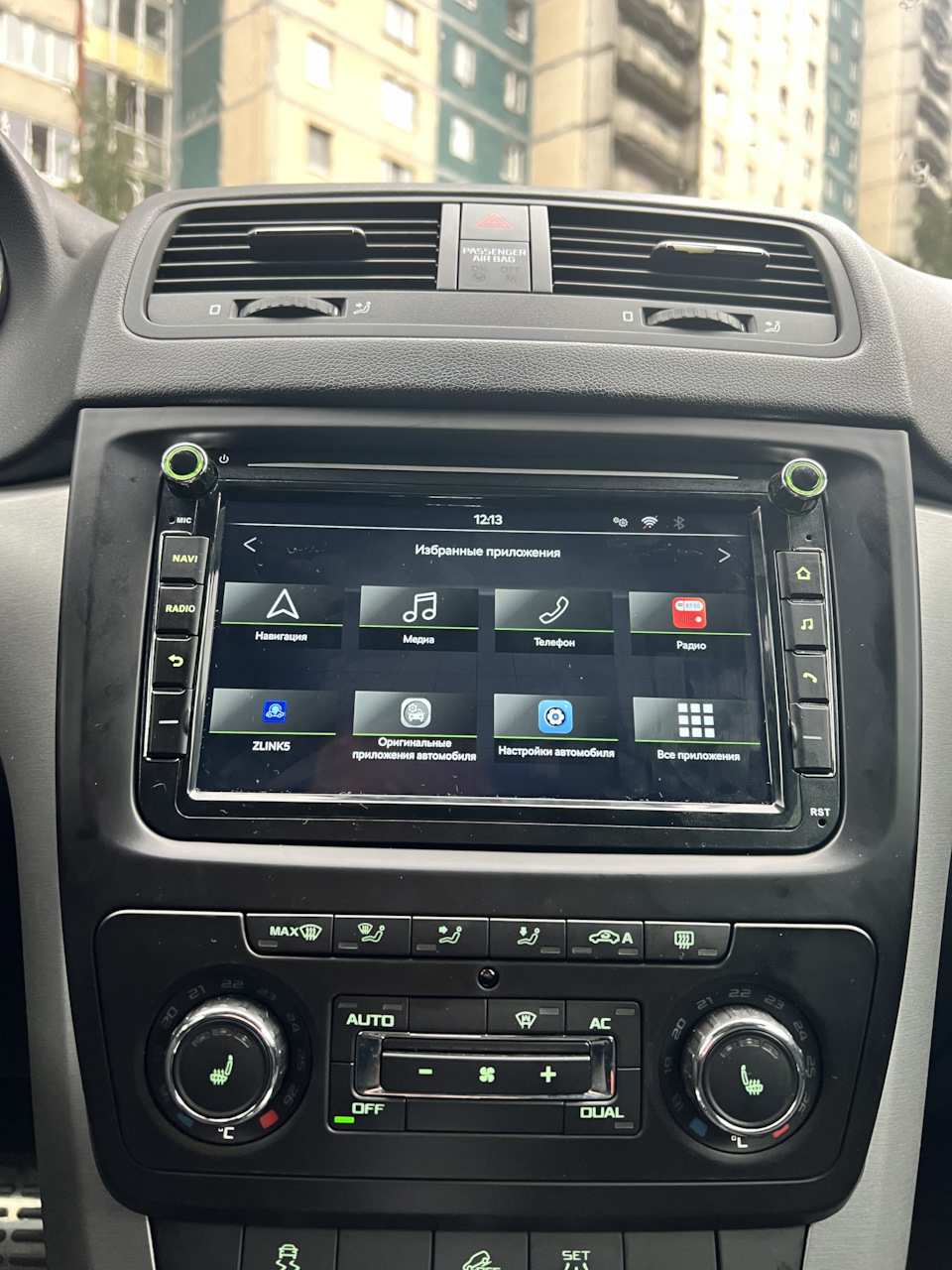 Android магнитола с крутилками и CarPlay — Skoda Yeti, 1,8 л, 2012 года ...