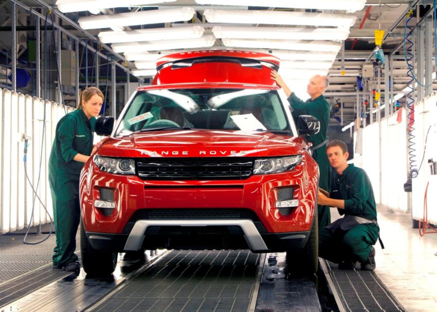 Производство range rover