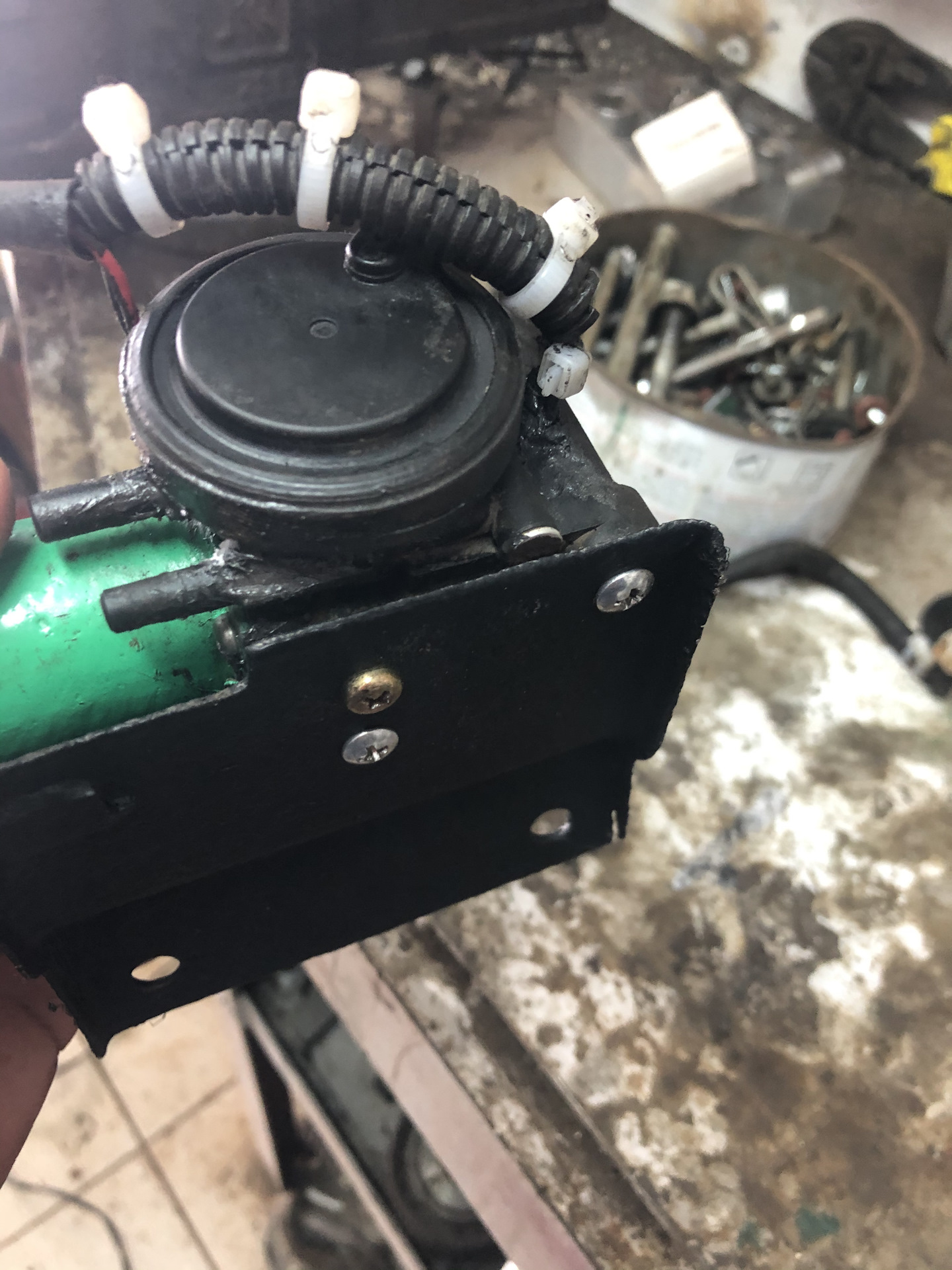 Компрессор задней блокировки паджеро спорт 2