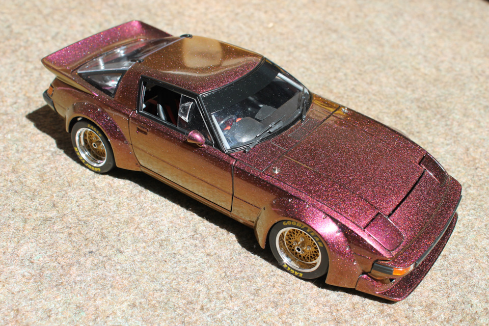 BIANTE 1/18 MAZDA RX-7 plain body 黒 1/18 Top Speed Mazda RX-7