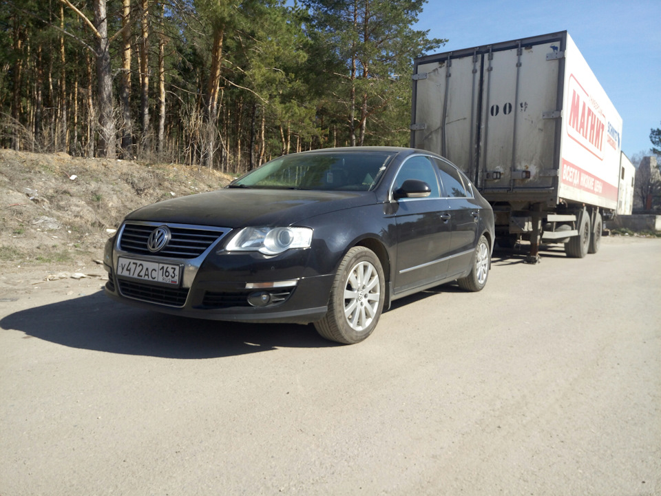 Когда очень хочется фаркоп. — Volkswagen Passat B6, 1,4 л, 2010 года ...