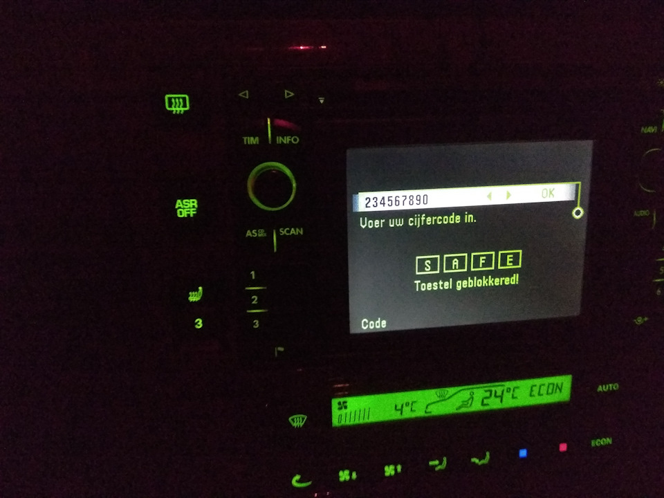 Заблокировалась магнитола HELP — Skoda Superb Mk1, 1,9 л, 2004 года ...