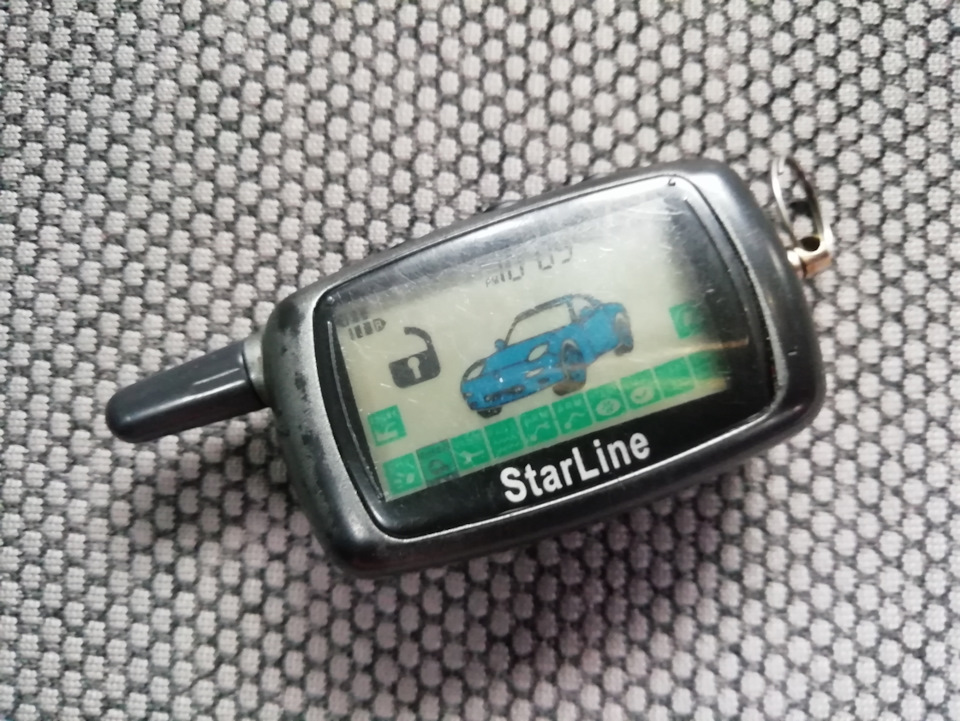 Брелок сигнализации Starline a8/a9. — Pontiac Vibe (1G), 1,8 л, 2002 ...