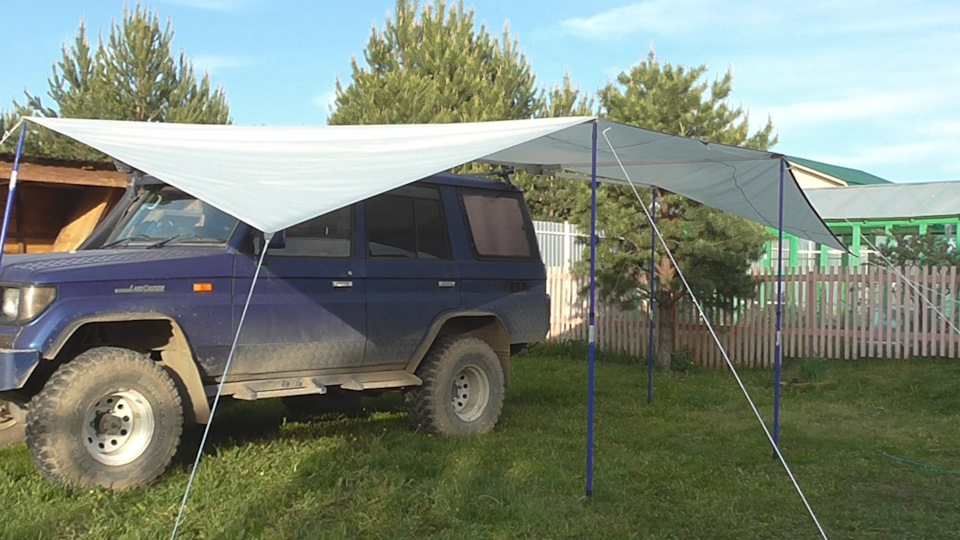 Веерная маркиза своими руками — Toyota Land Cruiser Prado 70-series, 2 ...