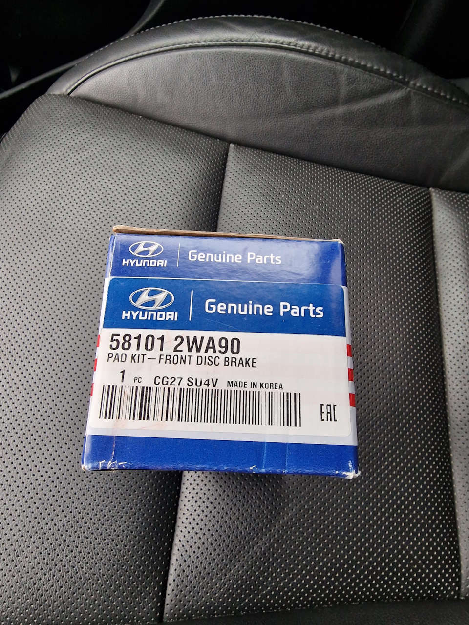 581012WA90 Колодки тормозные передние KIA HYUNDAI | Запчасти на DRIVE2