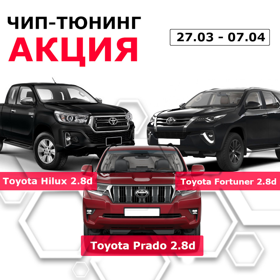 Акция! Специальная цена на чип-тюнинг Toyota — KiberCar (Киберкар) на DRIVE2