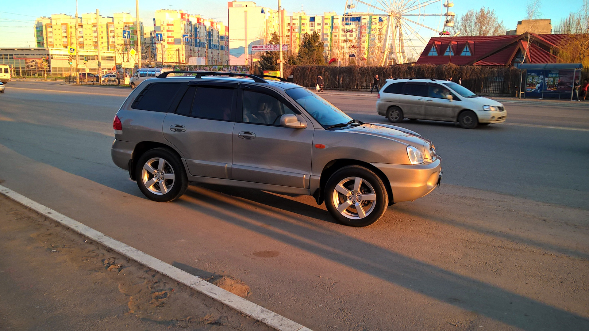 Hyundai Santa Fe (1G) 2.7 бензиновый 2007 | V6 2,7 сантик на DRIVE2