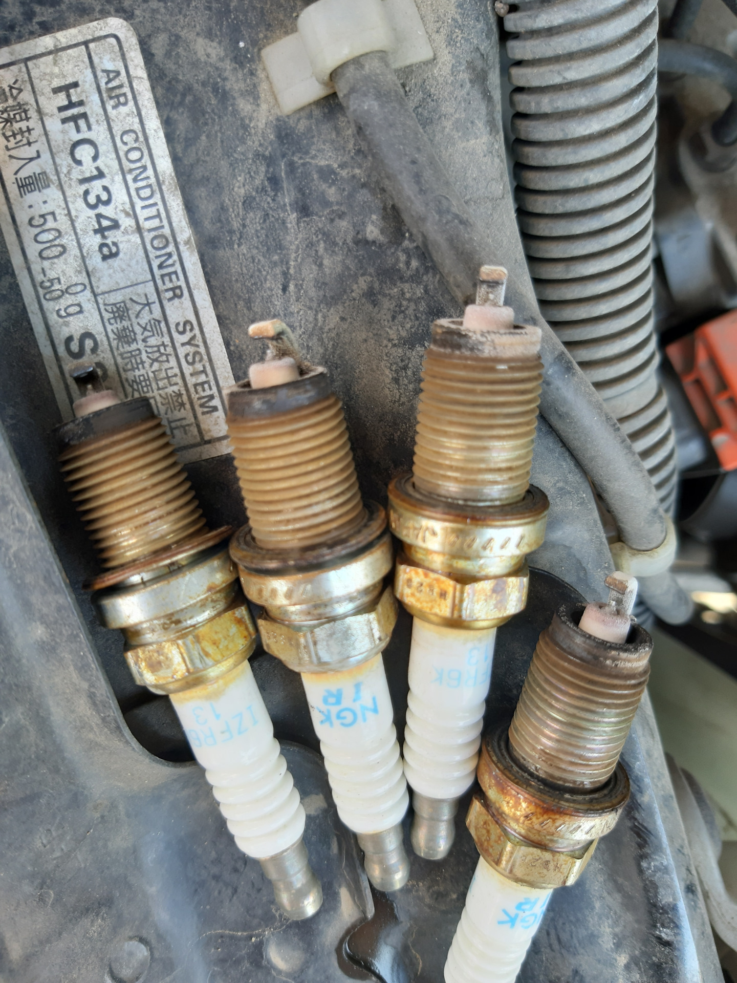 48. Замена масла в вариаторе и свечей зажигания. — Honda Airwave, 1,5 л ...