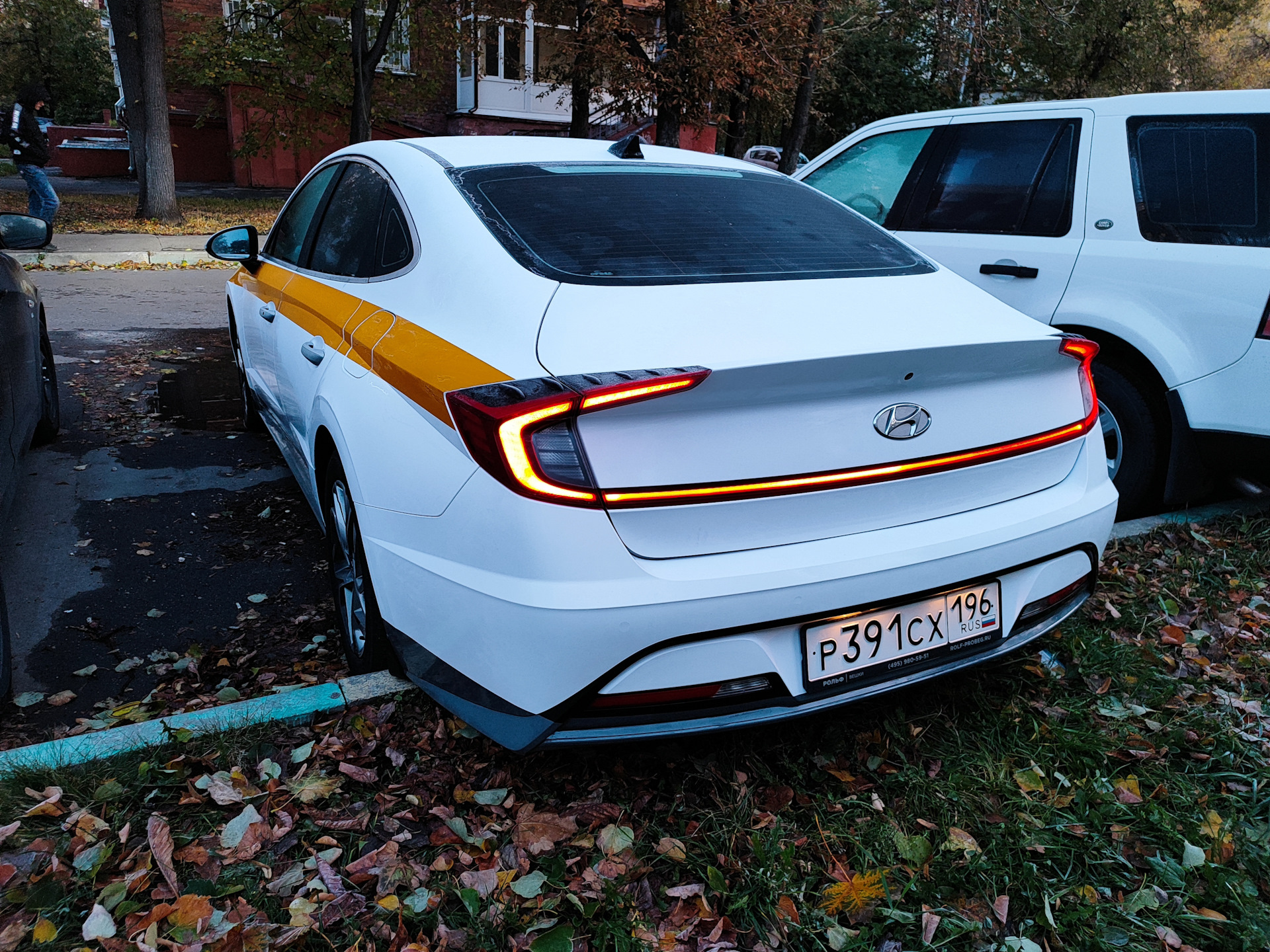 Первое ТО, оклейка под такси и т.д — Hyundai Sonata VIII (DN8), 2 л ...