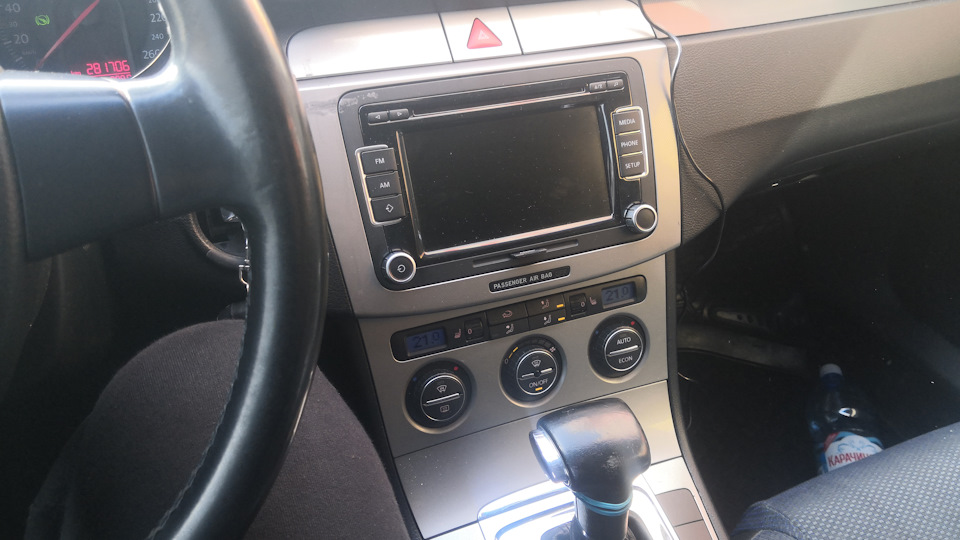 Накладки под дерево. — Dodge Grand Caravan (4G), 3,3 л., 2005 года ...