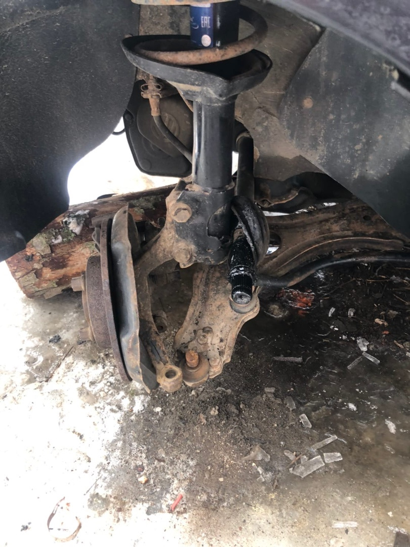 Снятие наружного шруса! Гольф 2 — Volkswagen Golf Mk2, 1,3 л, 1988 года ...