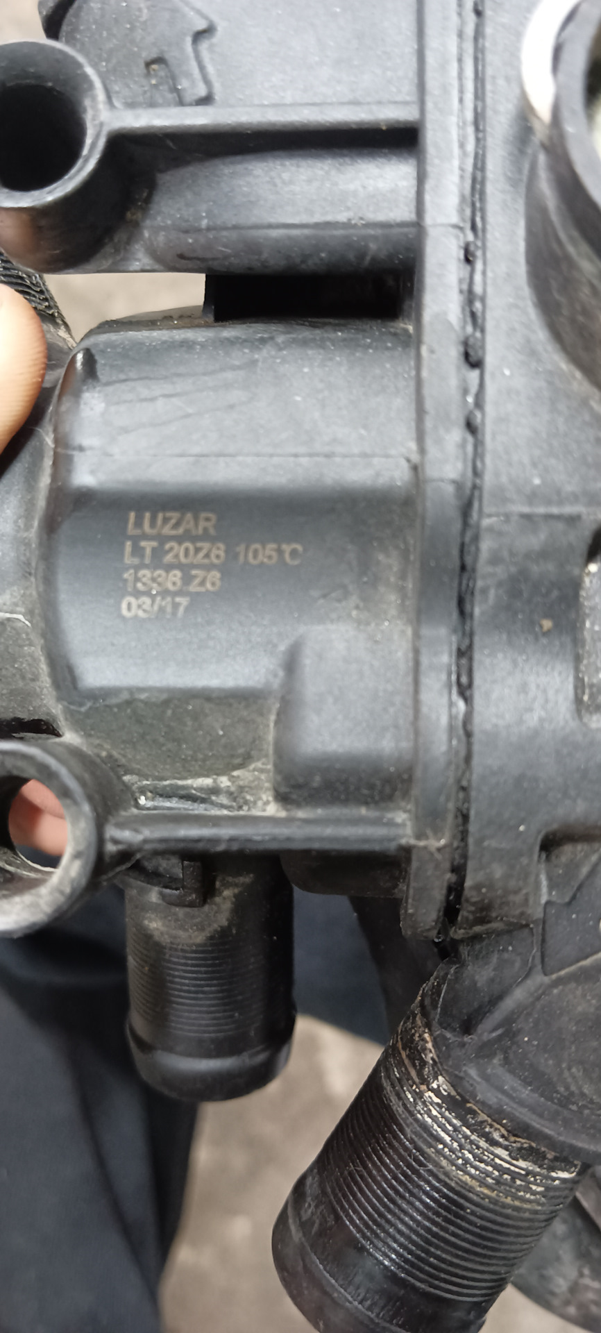 LT20Z8 Термостат для PSA 308 07-/C4 08- 1.6i MТ рифленые патрубки и два ...