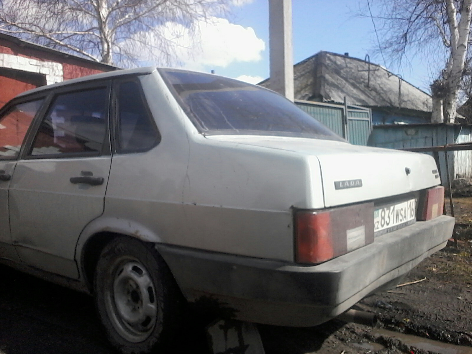 Решил зад немного опустить. — Lada 21099, 1,5 л, 1999 года | просто так |  DRIVE2