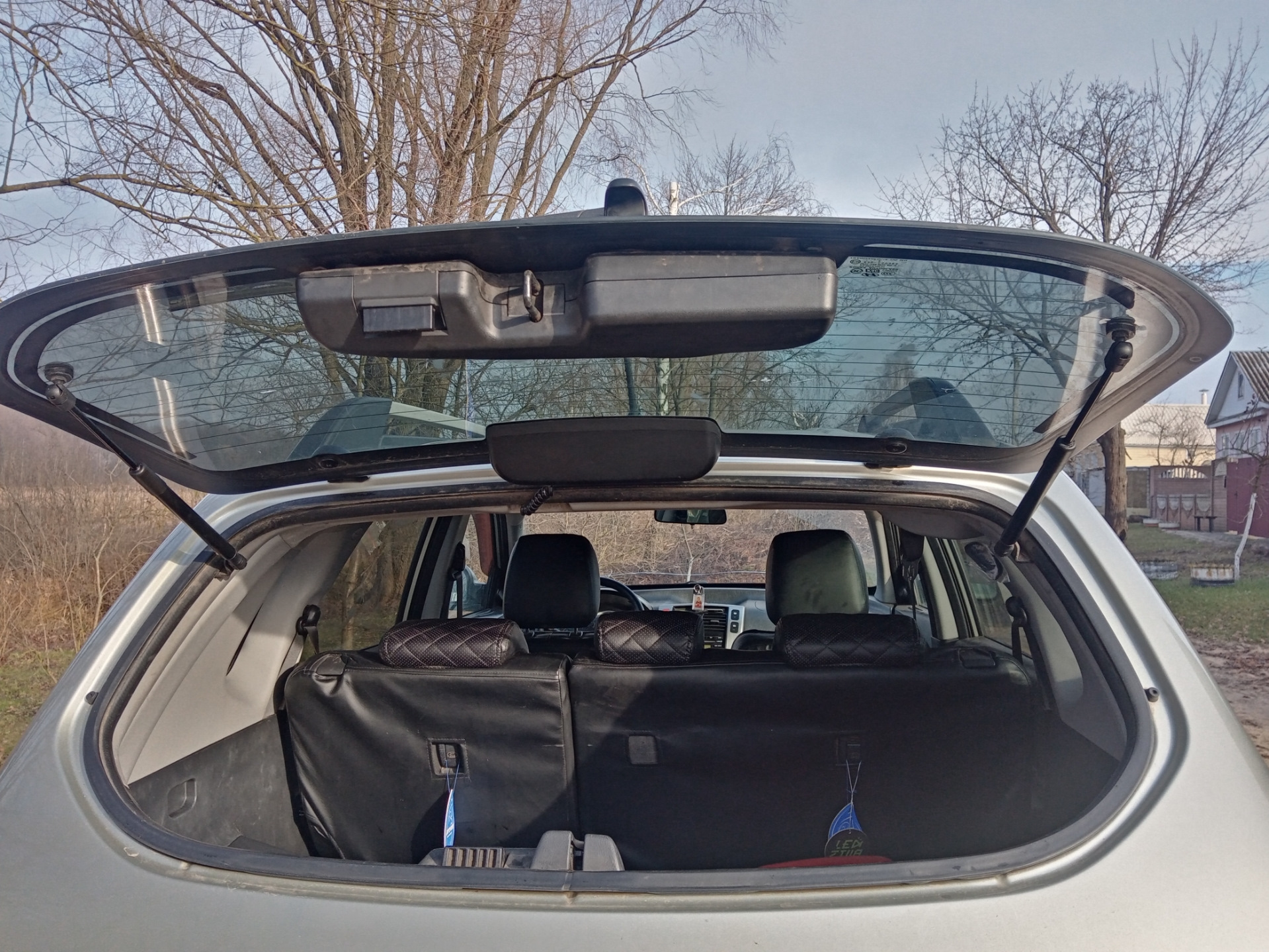 Смена колес + амортизаторы стекла — Hyundai Tucson (JM), 2 л, 2009 года ...