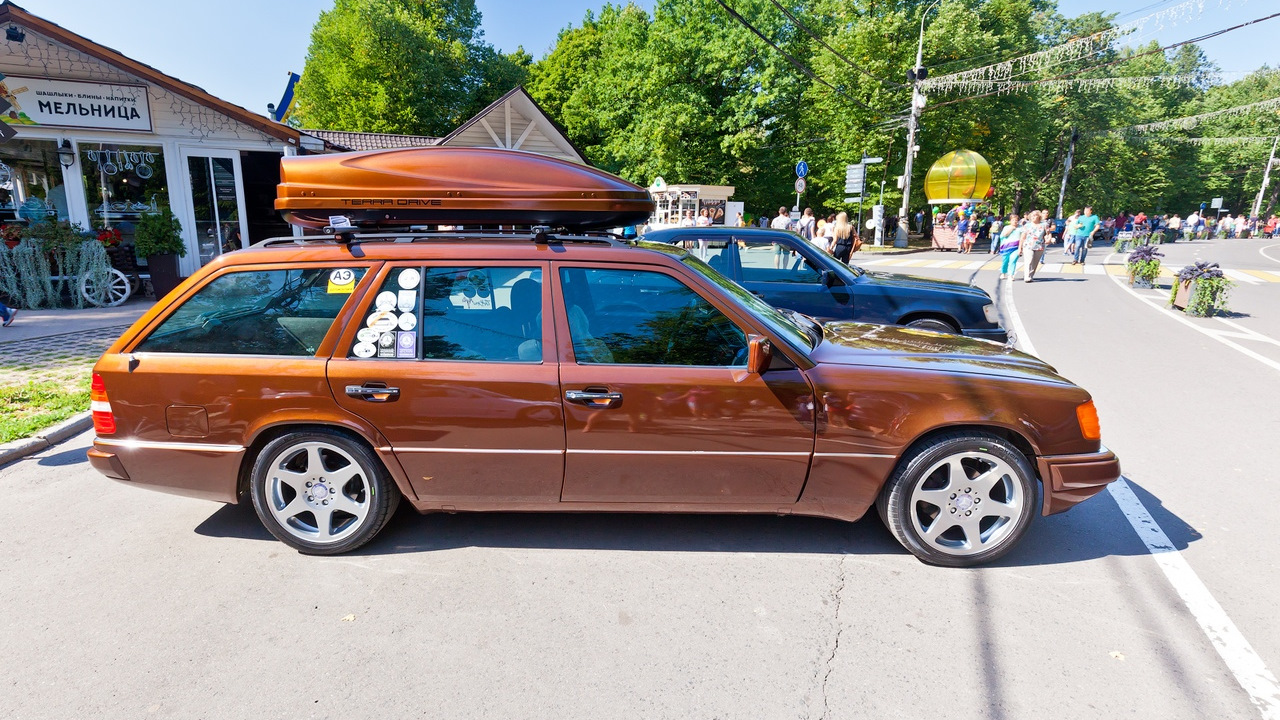 Mercedes-Benz E-class Estate (S124) 2.8 бензиновый 1994 | S124 (T-mod) Candy  Brown на DRIVE2