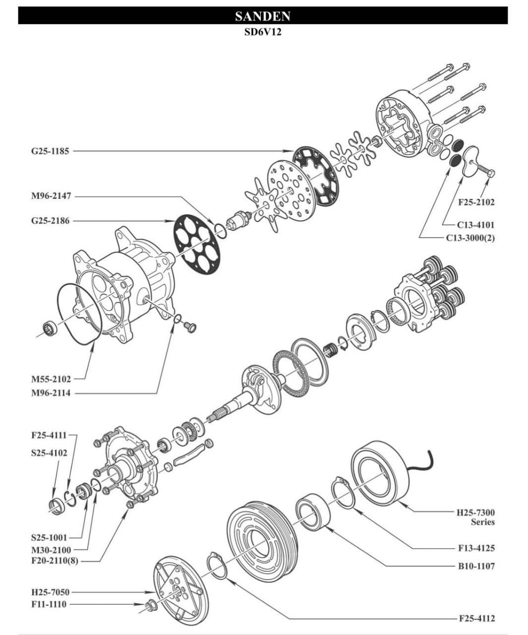 Компрессор кондиционера (электромуфта) — Volkswagen Polo Sedan, 1,6 л ...