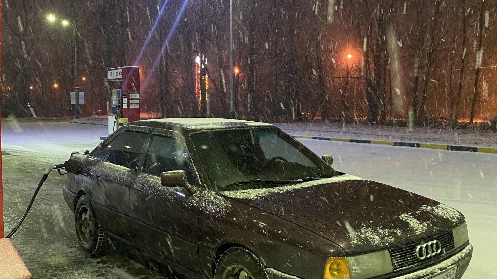 Audi 80 (B3) 2.0 бензиновый 1990 | Спелая вишня на DRIVE2