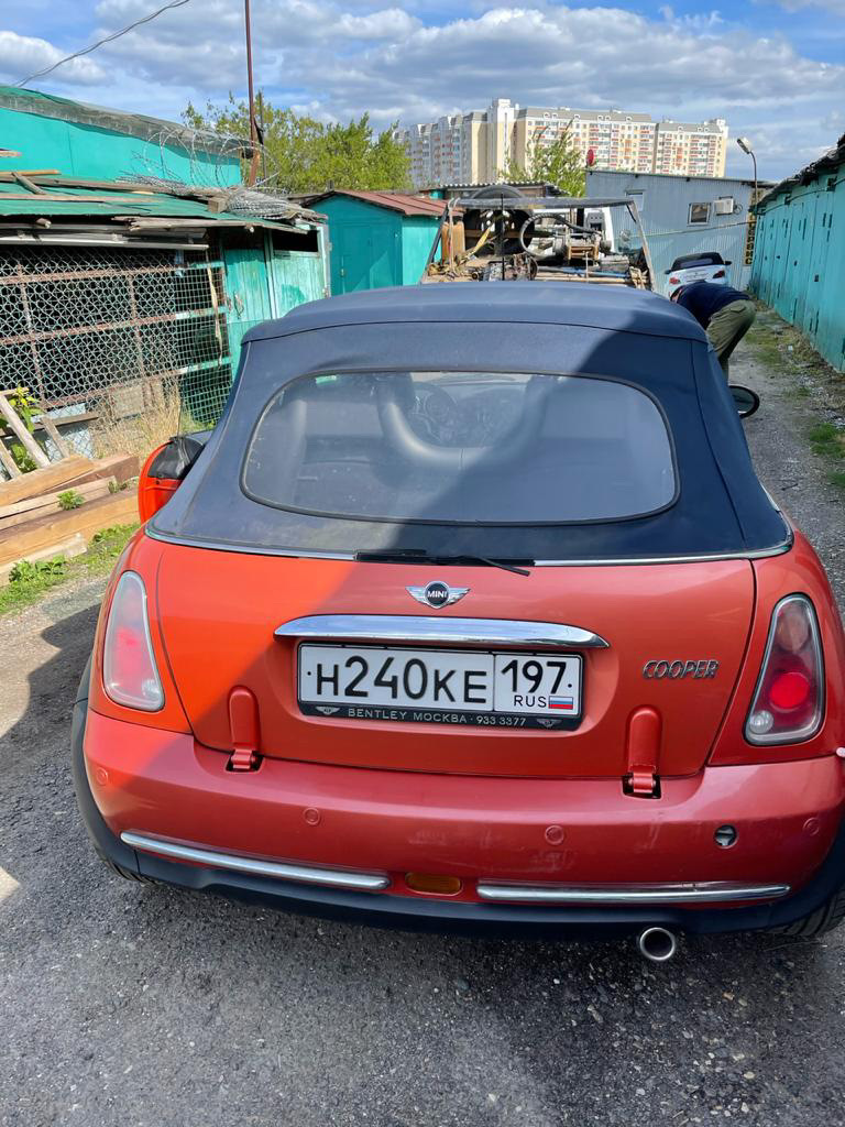 Немного вводных фото состояния Машины на момент покупки — MINI Cabrio (1G),  1,6 л, 2005 года | покупка машины | DRIVE2