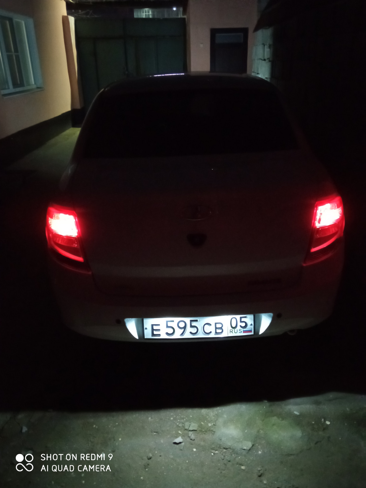 Светодиодные лампы в габаритки. — Lada Гранта, 1,6 л, 2013 года ...