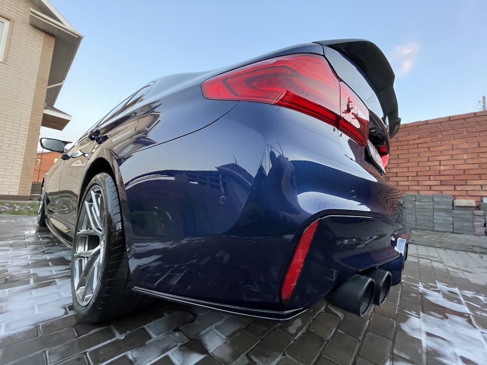 Элероны на задний бампер — BMW 5 series (G30), 3 л, 2019 года | тюнинг ...