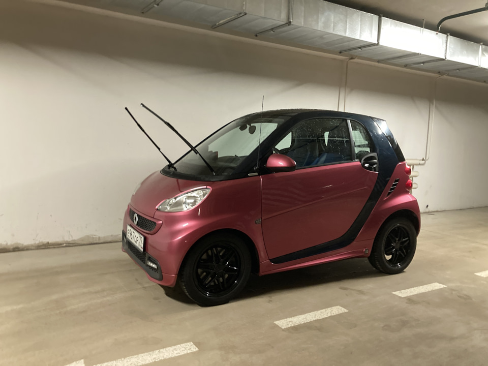 Чистота к хорошей погоде) — Smart fortwo (2G), 1 л., 2013 года | просто ...