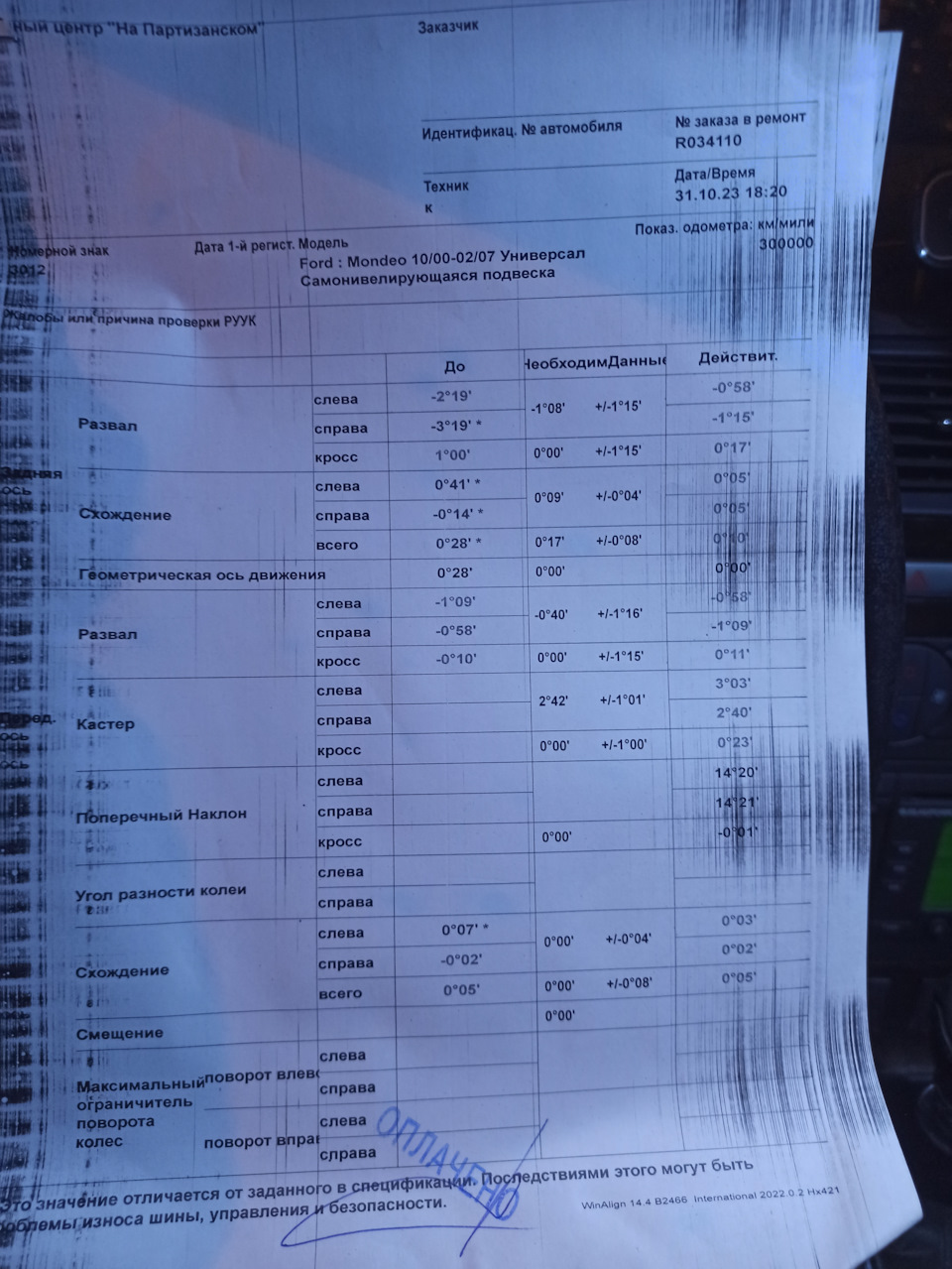 Фото в бортжурнале Ford Mondeo III