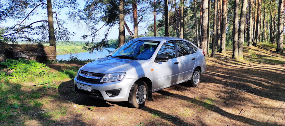 Лето. Жарааа… — Lada Гранта лифтбек, 1,6 л, 2016 года | фотография | DRIVE2