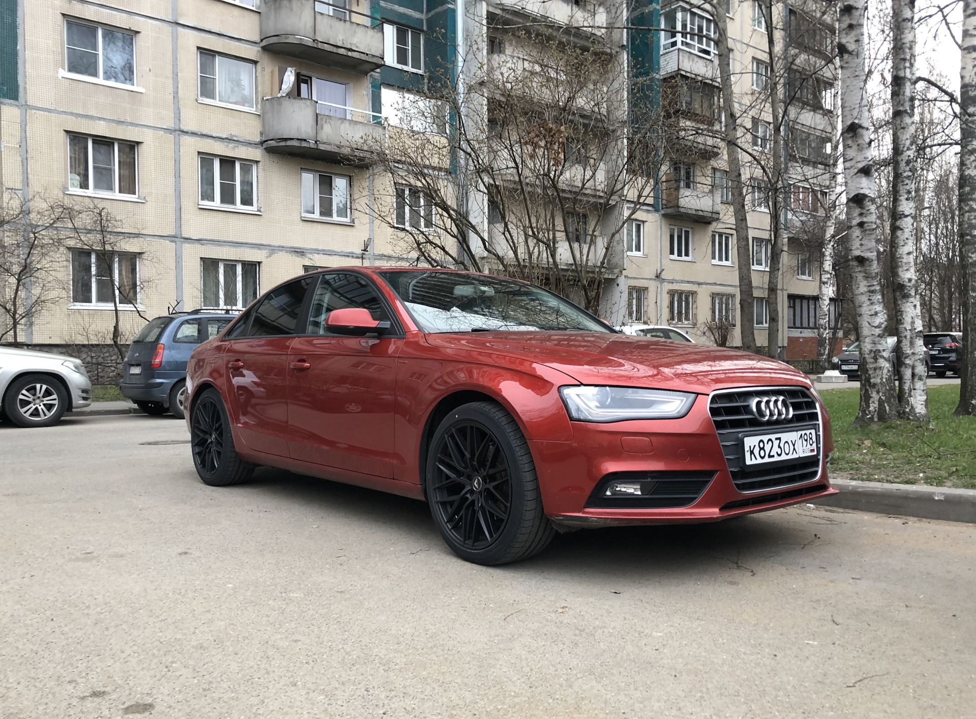 Свершилось, новые диски и резина R19 — A4 B8 2013 — Audi A4 (B8), 1,8 л,  2013 года | колёсные диски | DRIVE2