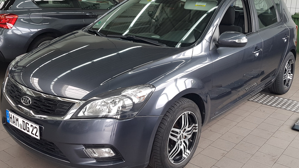 Замена рзинового демпфера электроусилителя руля Kia Ceed ED 1.4 90HP ...