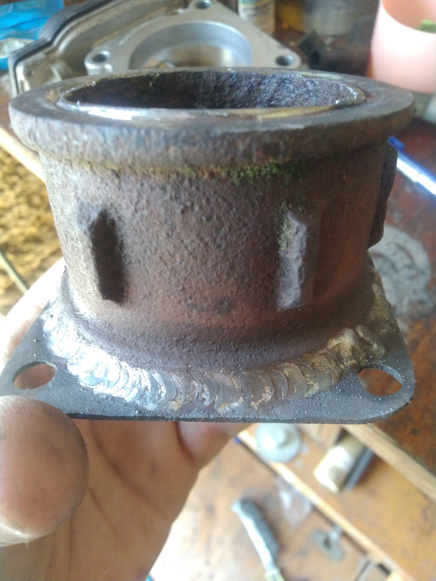 Электронная заслонка на выхлоп — Hyundai Sonata IV (EF), 2,4 л, 2002 ...