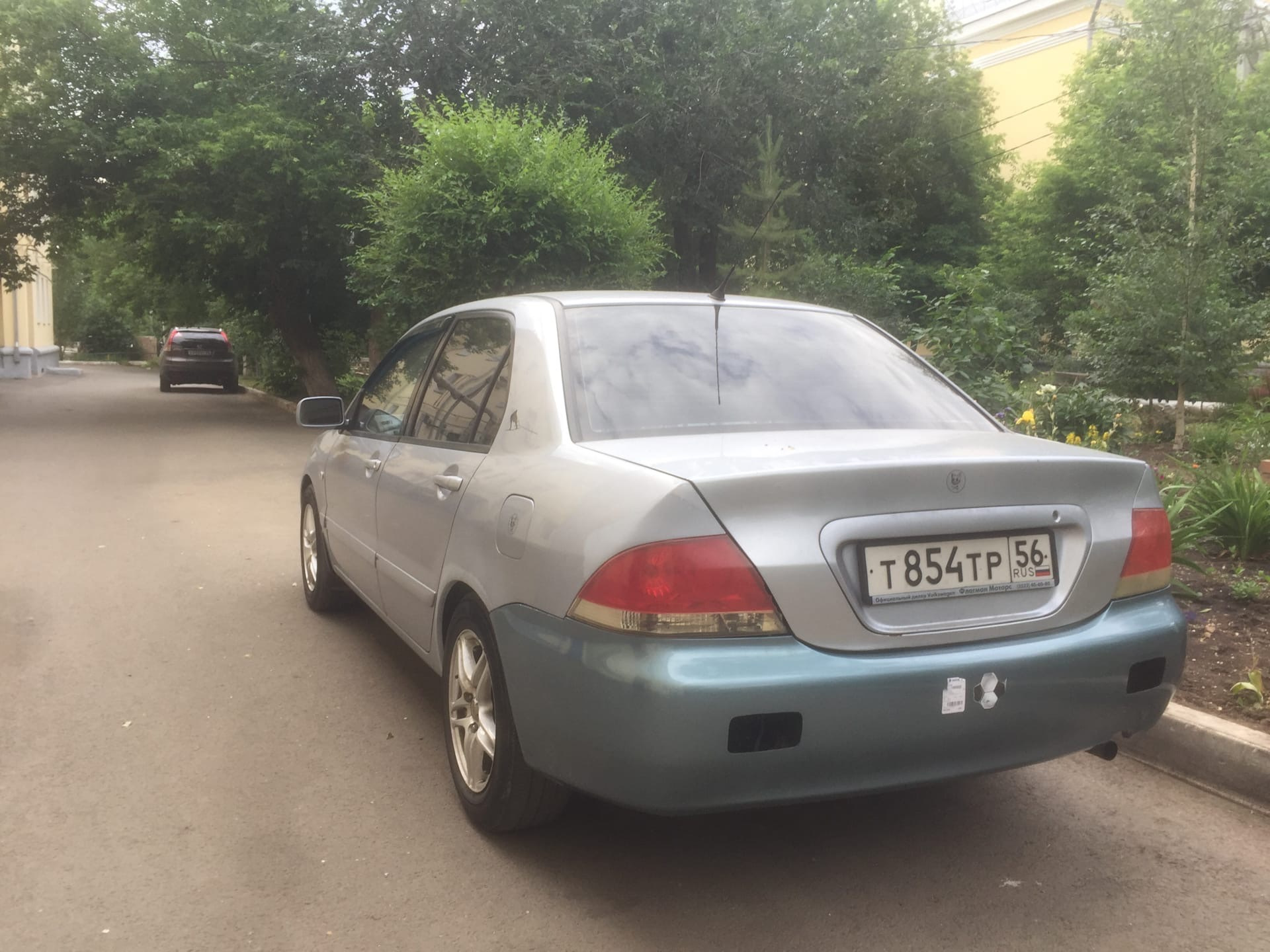Замена заднего бампера Лансер 9 — Mitsubishi Lancer IX, 1,6 л, 2004 ...