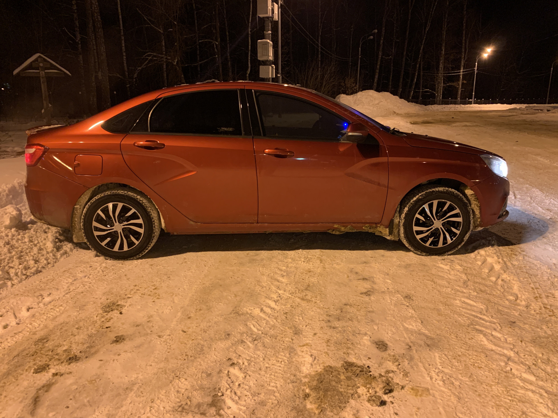 Диски КиК КС882 — Lada Vesta, 1,6 л, 2016 года | колёсные диски | DRIVE2