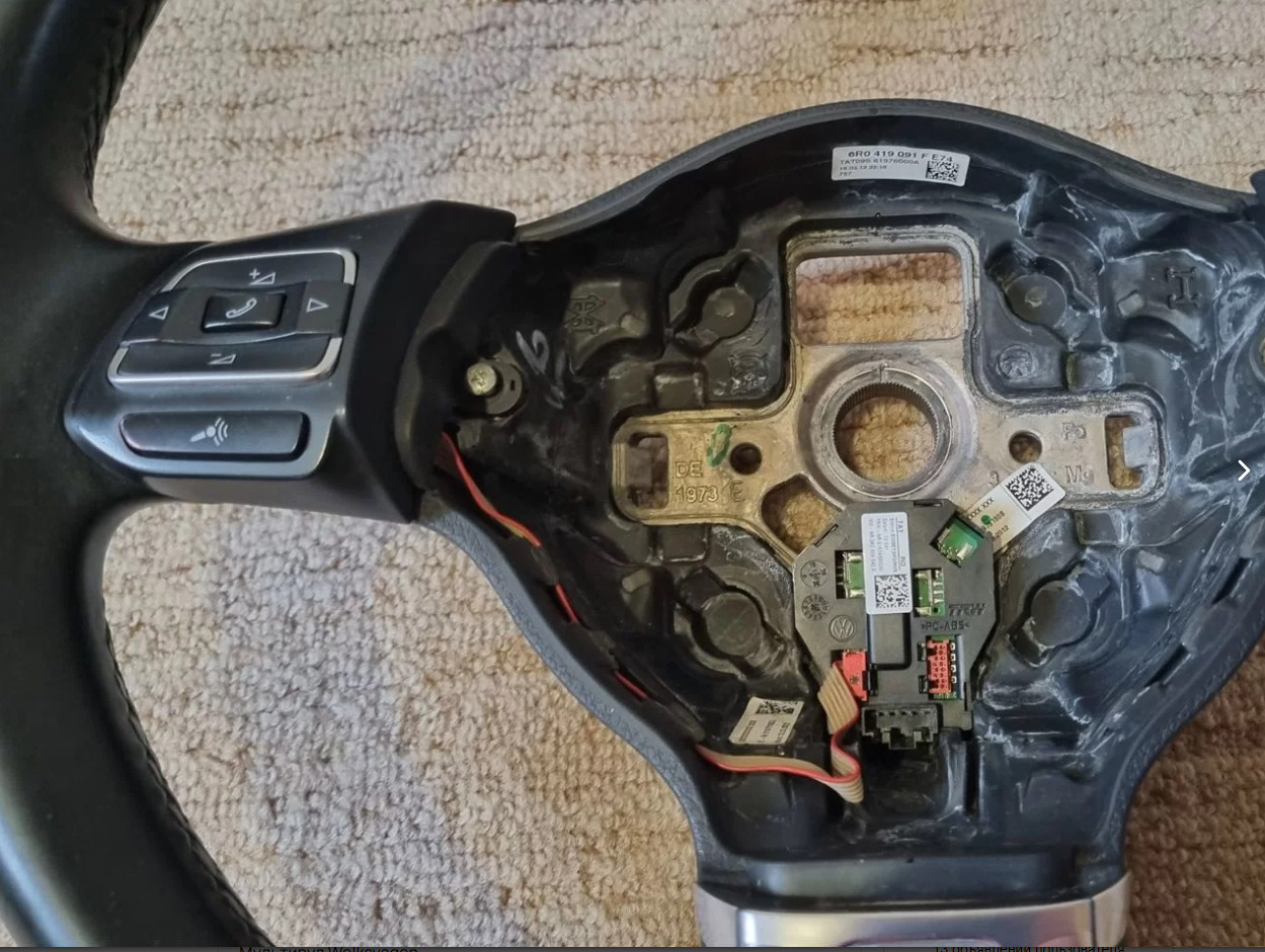 Установка мультируля POLO — Volkswagen Golf Mk6, 1,6 л, 2012 года ...