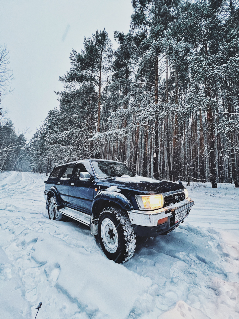 Winter wheeling Toyota Hilux Surf 130 4runner. Кто не любит кататься на  джипах?! — Toyota Hilux Surf (2G), 2,4 л, 1992 года | покатушки | DRIVE2