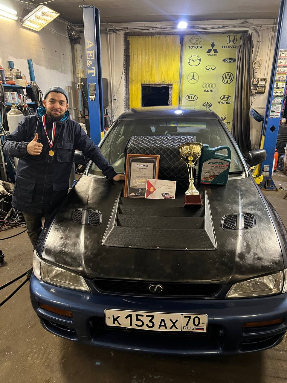 Закрытие 2023 г. Томск — Subaru Impreza (GC, GF), 2,5 л, 1995 года ...