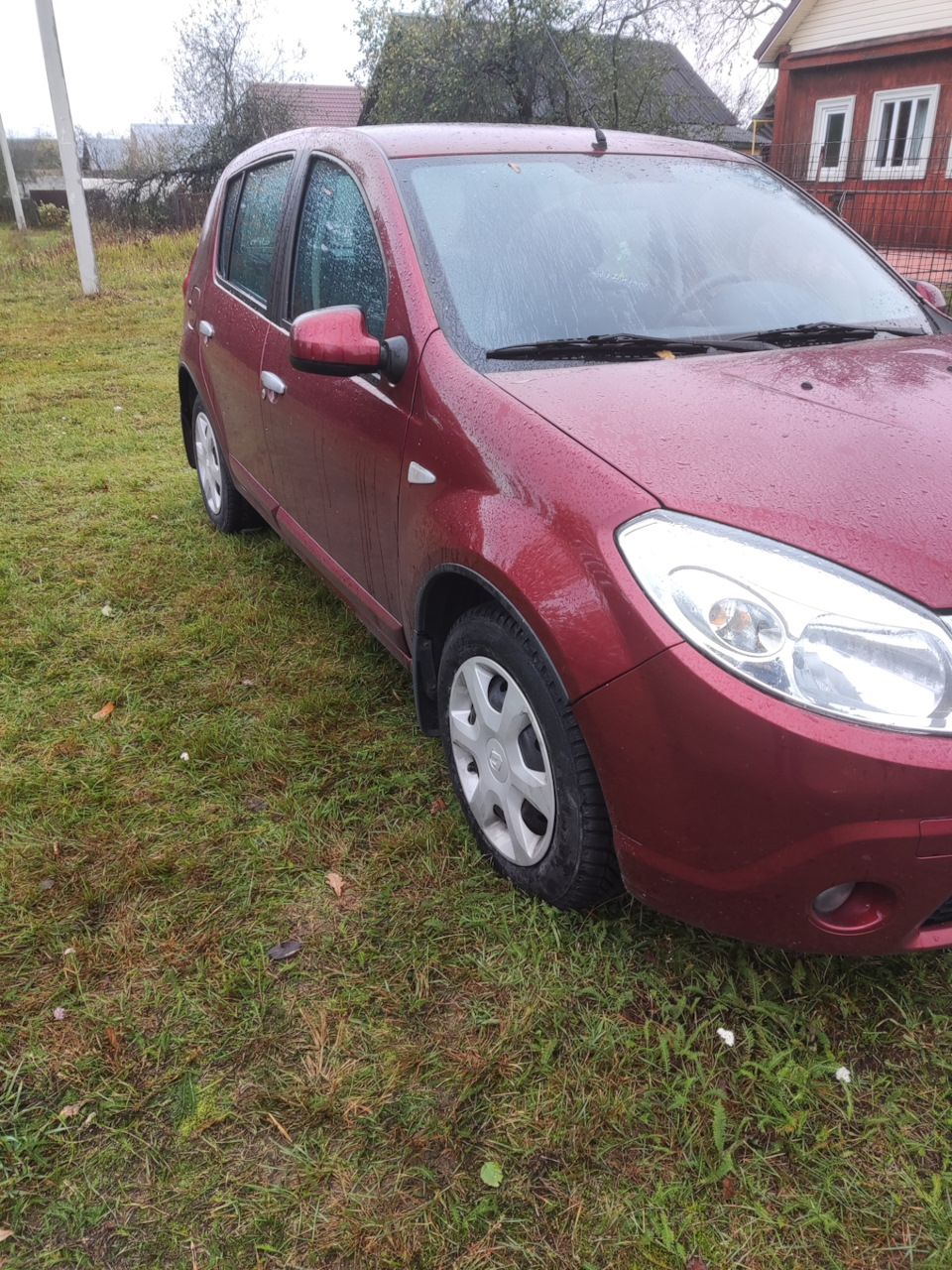 Переобувка на зиму. — Renault Sandero 1G, 1,6 л, 2011 года | шины | DRIVE2