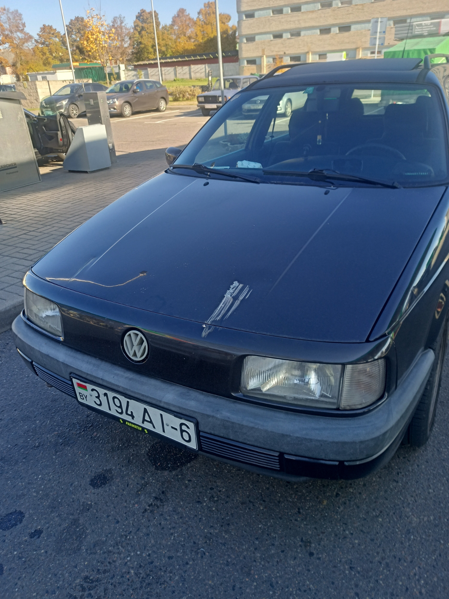 Мама, меня фура убила! — Volkswagen Passat Variant (B3), 2 л, 1992 года |  ДТП | DRIVE2