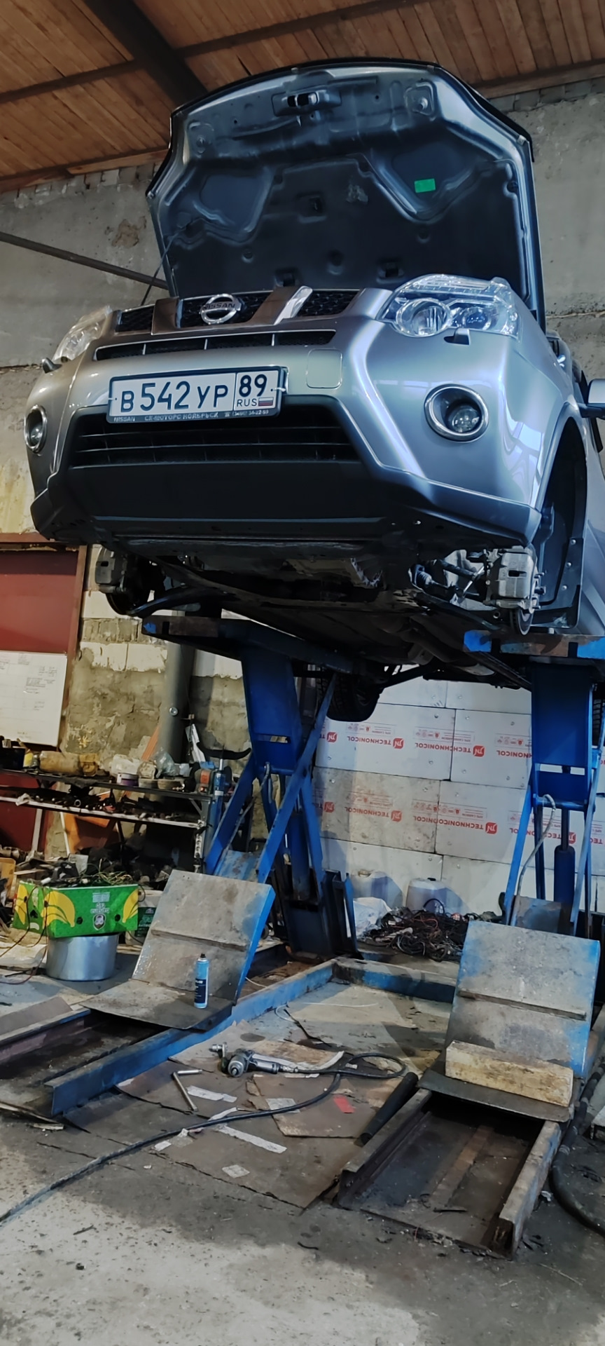 Замена вместо двухмассового маховика. — Nissan X-Trail II (t31), 2 л ...